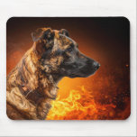 Alfombrilla De Ratón Flaming dog<br><div class="desc">Flaming dog mouse pad</div>