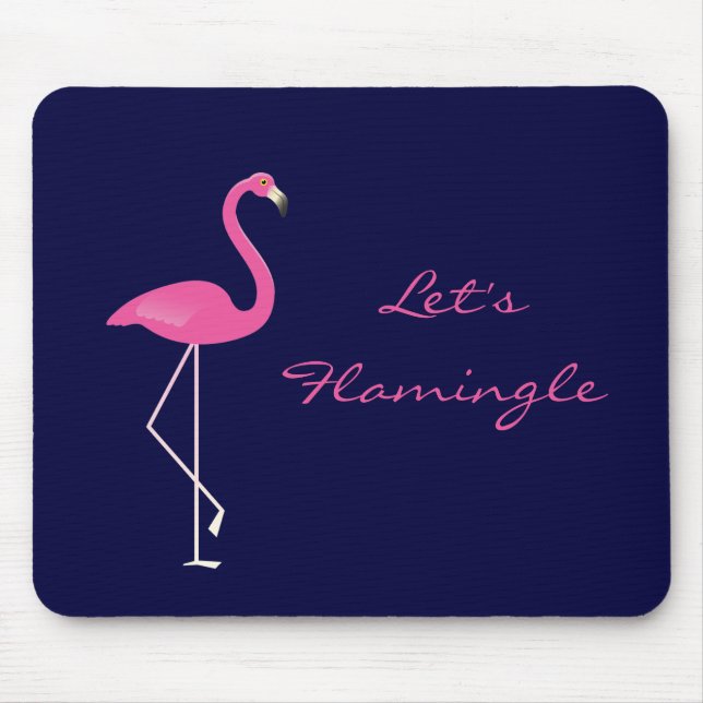 Alfombrilla De Ratón Flamingle Flamingo Mousepad (Frente)