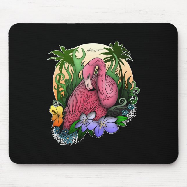 Alfombrilla De Ratón Flamingo (Frente)