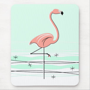 Alfombrilla De Ratón Flamingo Aqua mousepad