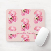 Flamingo de acuarela personalizada