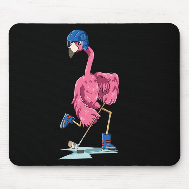 Alfombrilla De Ratón Flamingo Flamingo de hockey sobre flamenco (Frente)