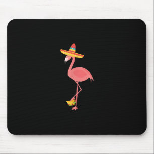 Alfombrilla De Ratón Flamingo Funny Food Taco Lover Regalo