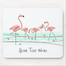 Alfombrilla De Ratón Flamingo Ocean Group "Text" mousepad