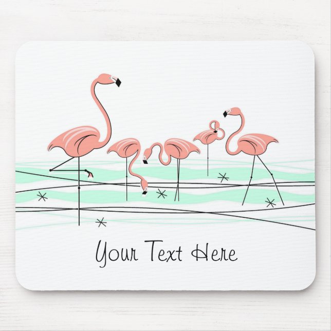 Alfombrilla De Ratón Flamingo Ocean Group "Text" mousepad (Frente)