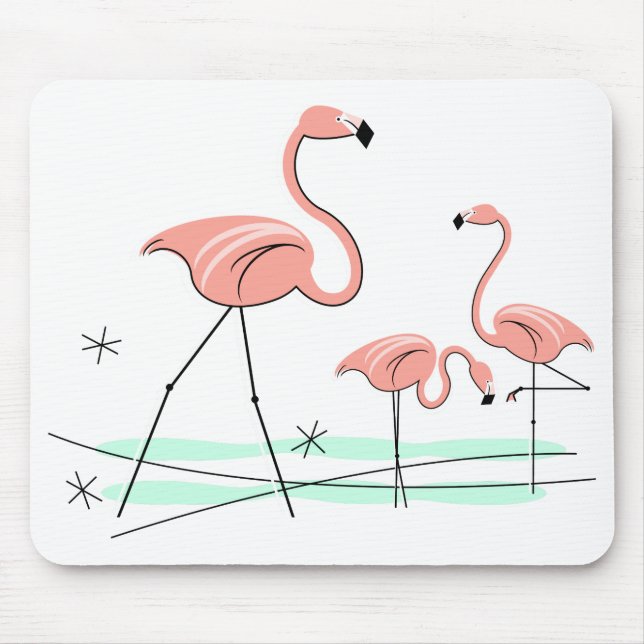 Alfombrilla De Ratón Flamingo Ocean Trio 2 mousepad (Frente)
