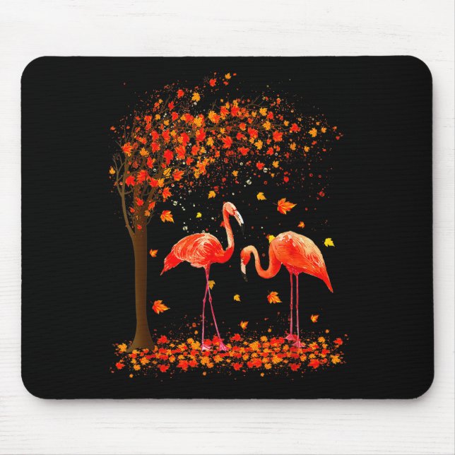 Alfombrilla De Ratón Flamingo Thanksgiving Halloween It's Fall Y'all Au (Frente)