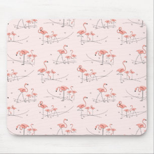 Alfombrilla De Ratón Flamingos Pink Multi mousepad