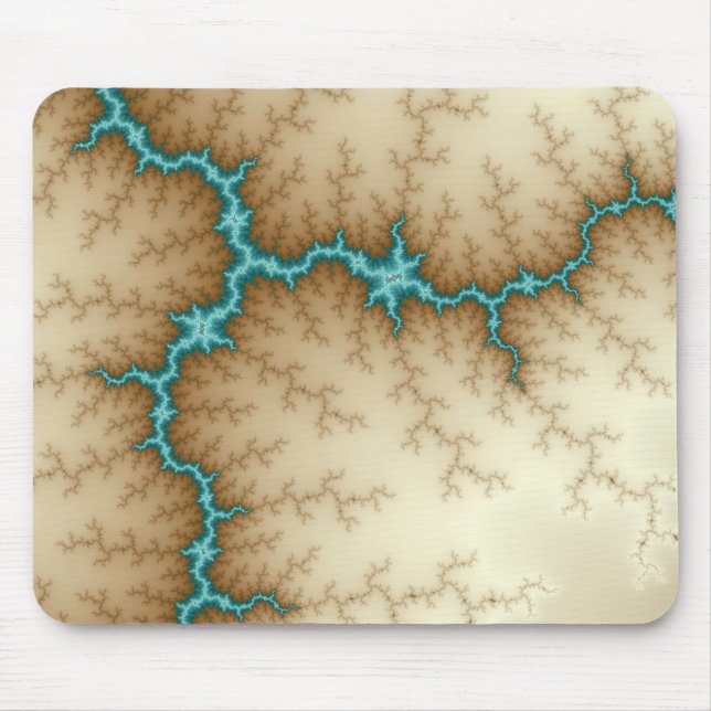 Alfombrilla De Ratón Flash azul - Mousepad fractal (Frente)