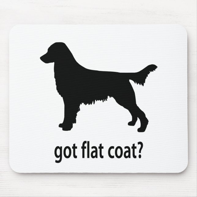 Alfombrilla De Ratón Flatcoat conseguido (Frente)
