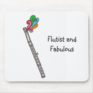 Alfombrilla De Ratón Flautista y Mousepad fabuloso