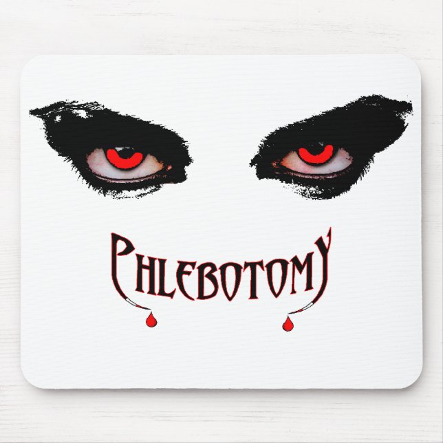 Alfombrilla De Ratón Flebotomía Mousepad (Frente)
