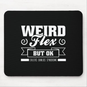 Alfombrilla De Ratón Flex Pero OK Ehlers Danlos Black White Zebra Stri