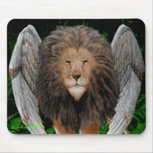 Alfombrilla De Ratón Flion Mousepad (león con alas)