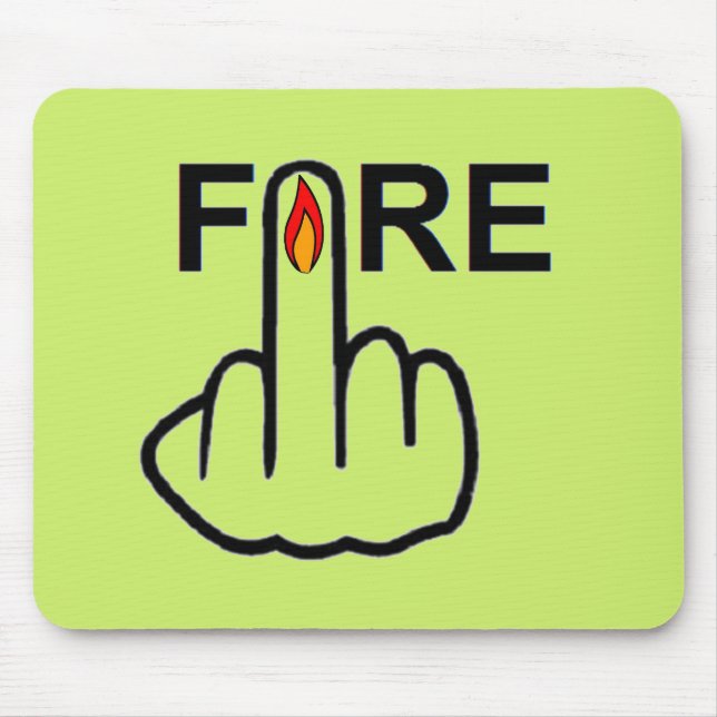 Alfombrilla De Ratón Flip de incendio de Mousepad (Frente)