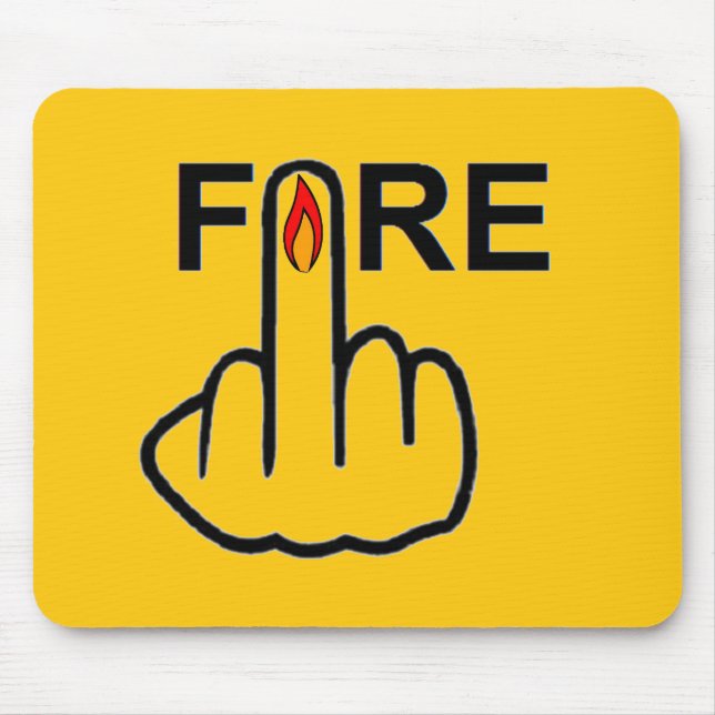 Alfombrilla De Ratón Flip de incendio de Mousepad (Frente)
