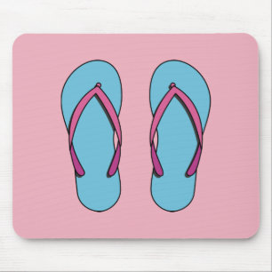 Alfombrilla De Ratón Flip Flops de playa