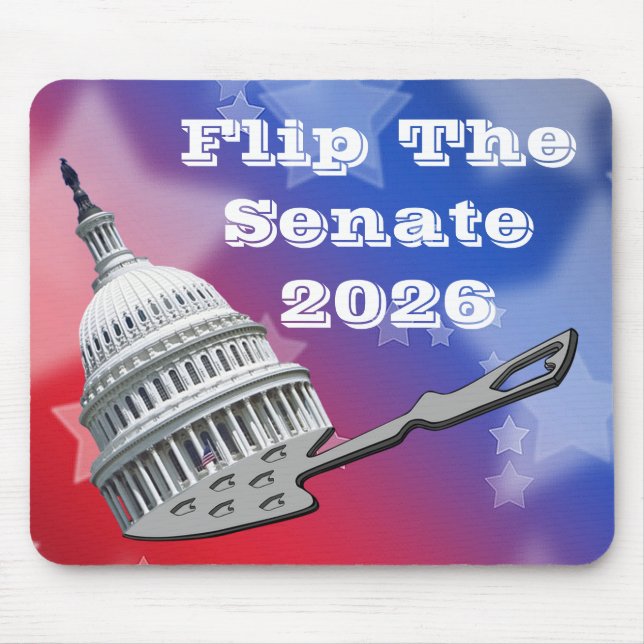 Alfombrilla De Ratón Flip The Senate Vote 2026 (Frente)