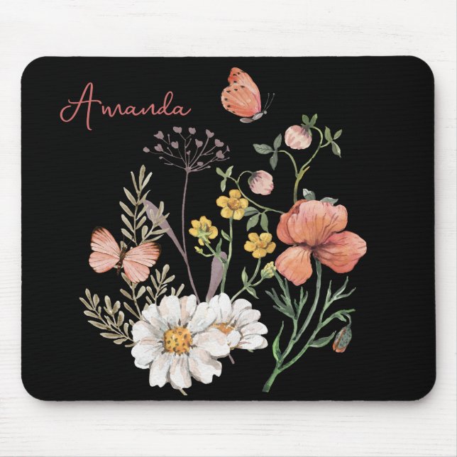Alfombrilla De Ratón Flor acuática (Frente)