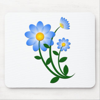 Alfombrilla De Ratón Flor azul