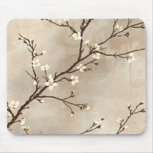 Flor Blanca Elegante Rama Minimalista