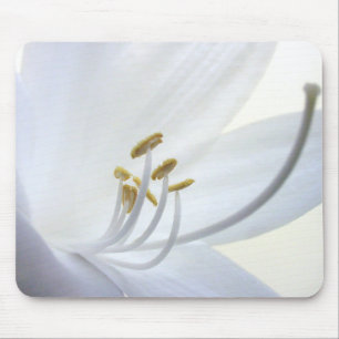 Alfombrilla De Ratón Flor blanca Mousepad del Hosta