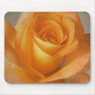 Alfombrilla De Ratón Flor color de rosa amarillo-naranja de Mousepad en