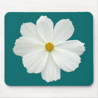 Alfombrilla De Ratón Flor Cosmos Blanco