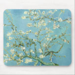 Alfombrilla De Ratón Flor de almendros blancos por Vincent Van Gogh<br><div class="desc">La almendra blanca florece contra un cielo azul brillante en primavera. Óleo sobre lienzo del famoso pintor holandés Vincent Van Gogh.</div>
