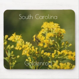 Alfombrilla De Ratón Flor de Carolina del Sur Goldenrod Mousepad
