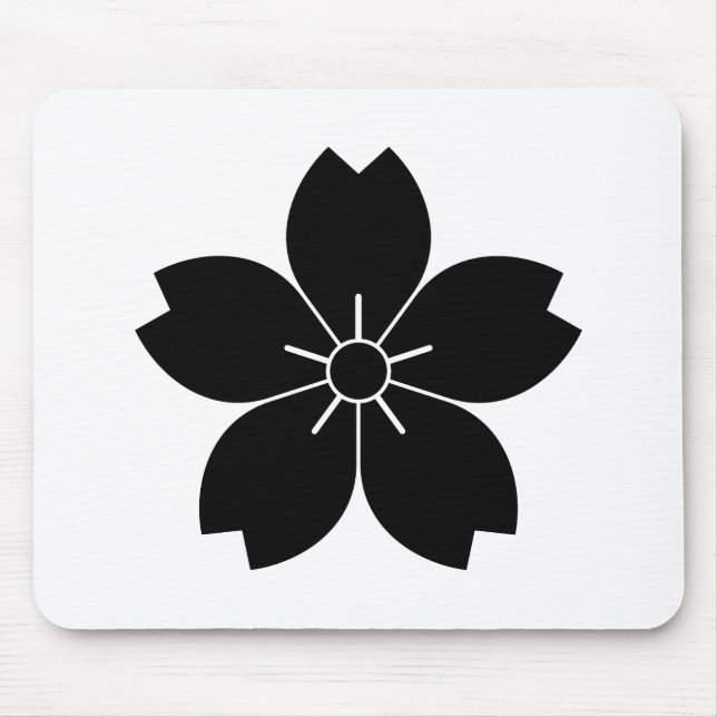 Alfombrilla De Ratón Flor de cerezo salvaje (Frente)