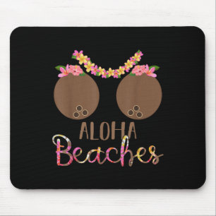 Alfombrilla De Ratón Flor de coco Bra S Hawaii Aloha Bebe Funny