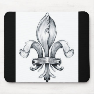 Alfombrilla De Ratón Flor de lis Mousepad