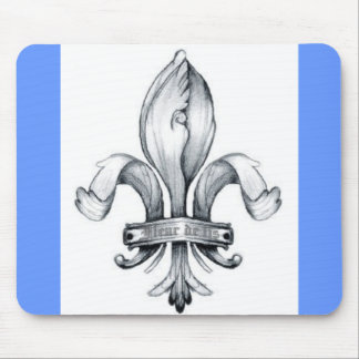 Alfombrilla De Ratón Flor de lis Mousepad - modificado para requisitos