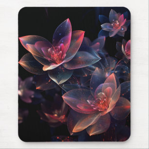 Alfombrilla De Ratón Flor de Loto Cósmico Celestial en Flor