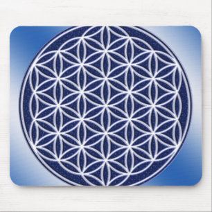 Alfombrilla De Ratón Flor de vida / cielo
