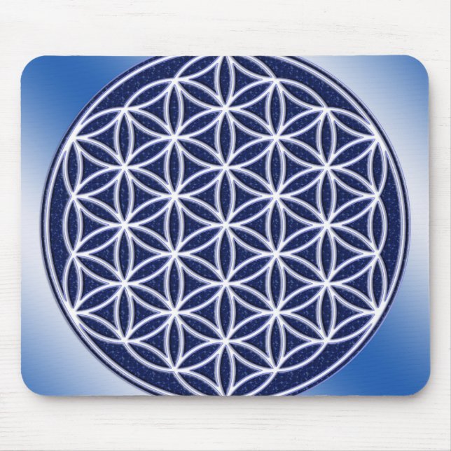 Alfombrilla De Ratón Flor de vida / cielo (Frente)