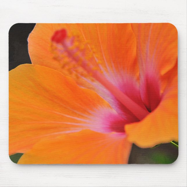Alfombrilla De Ratón Flor del hibisco de Hawaii Mousepad (Frente)