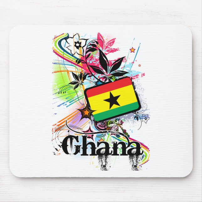 Alfombrilla De Ratón Flor Ghana (Frente)