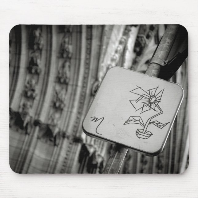 Alfombrilla De Ratón Flor moderno Mousepad (Frente)