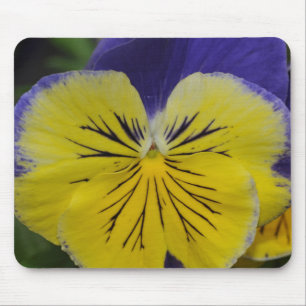 Alfombrilla De Ratón Flor morada y amarilla