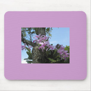 Alfombrilla De Ratón Flor Mousepad de la orquídea -