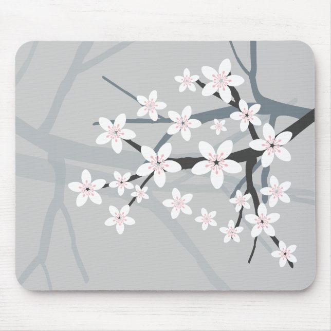 Alfombrilla De Ratón Flor Mousepad de Sakura (Frente)