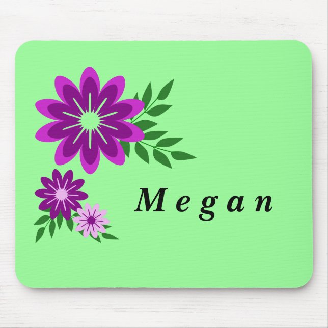 Alfombrilla De Ratón Flor Mousepads (Frente)
