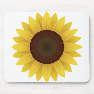 Alfombrilla De Ratón Flor Planta De Girasol Semillas Solares De Girasol