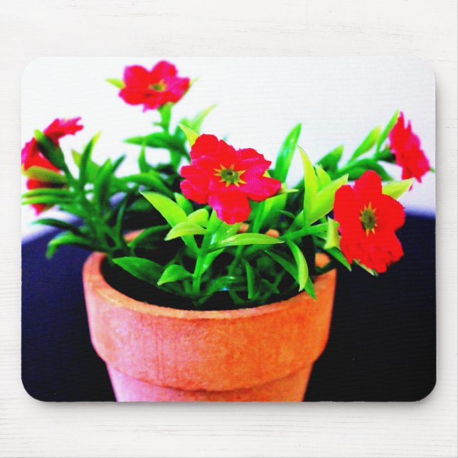Alfombrilla De Ratón Flor Pot (Frente)