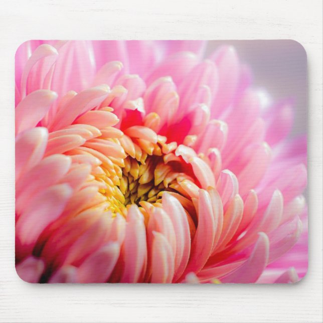 Alfombrilla De Ratón Flor rosa (Frente)