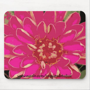 Alfombrilla De Ratón Flor rosada Mousepad