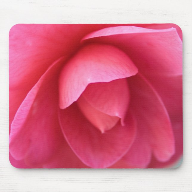 Alfombrilla De Ratón Flor rosada Mousepad (Frente)
