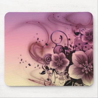 Alfombrilla De Ratón Flor rosada Mousepad de Girlie